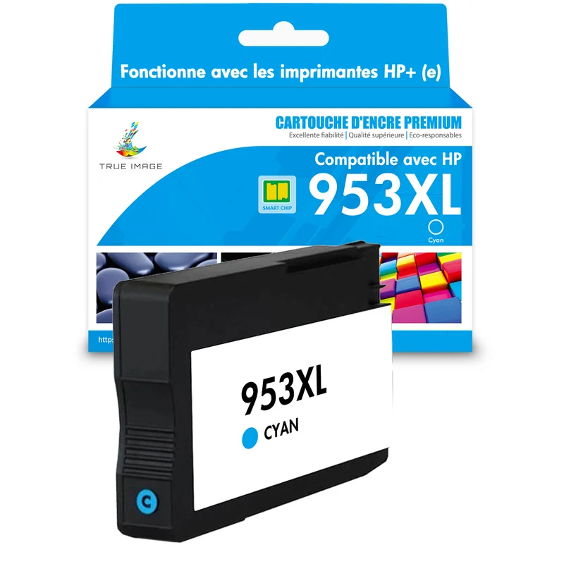 HP 953 XL Cartouche d'encre Cyan Compatible | F6U16AE