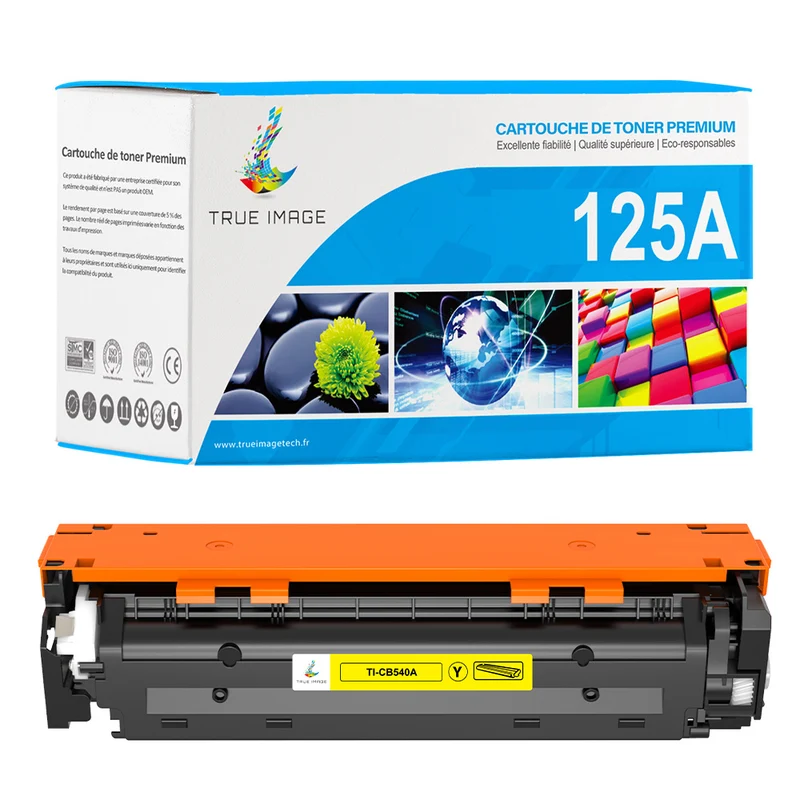 HP 125A CB542A Toner Jaune Compatible