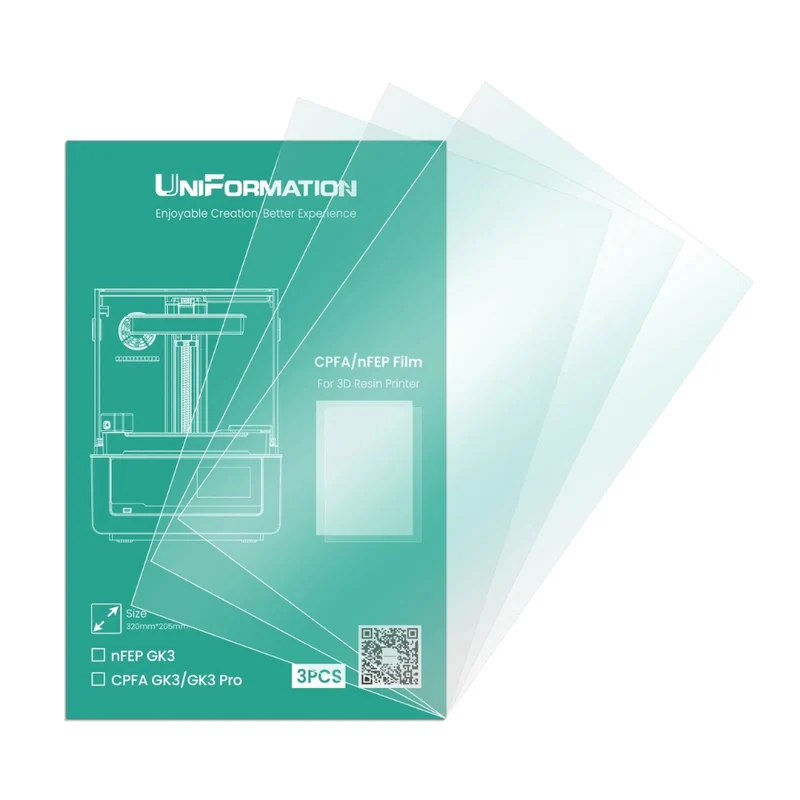 Uniformation - GK3/GK3 Pro - Film nFEP 320 × 200 mm - 3 pcs