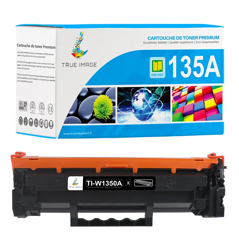 HP 135A Multipack de Toners Noir Compatibles W1350A avec puce