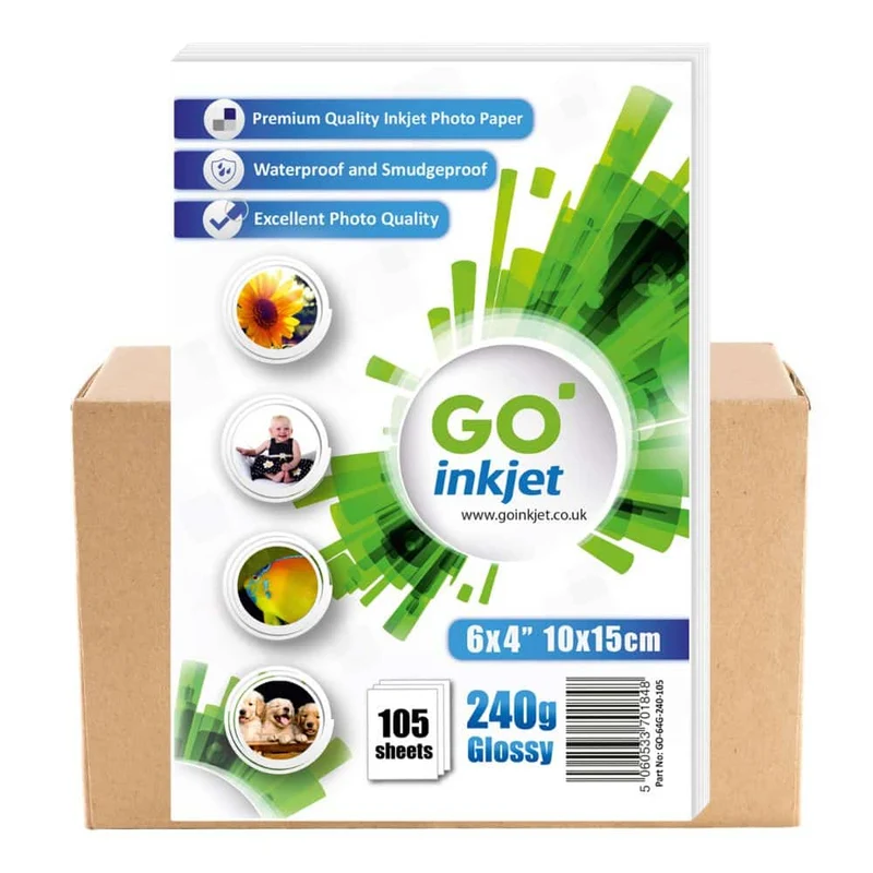 Wholesale 6x4 Glossy Inkjet Photo Paper 240gsm 4620 Sheets