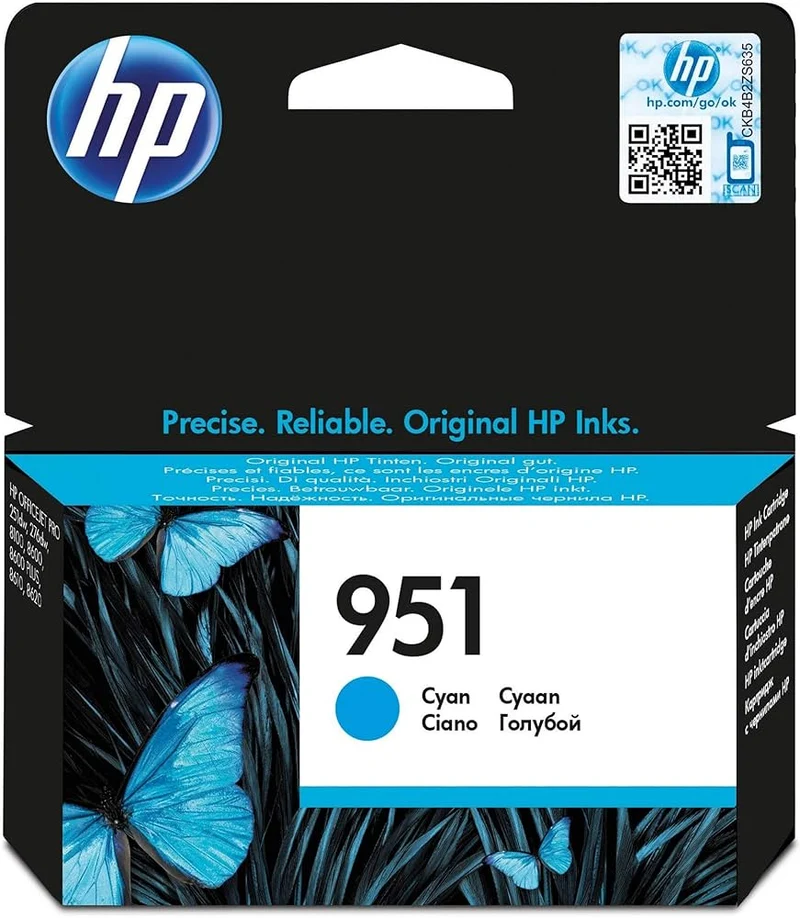 HP N°951- CARTOUCHE Cyan