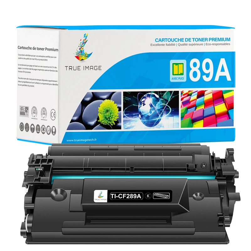 HP 89A Multipack de Toners Noir Compatibles CF289A avec puce