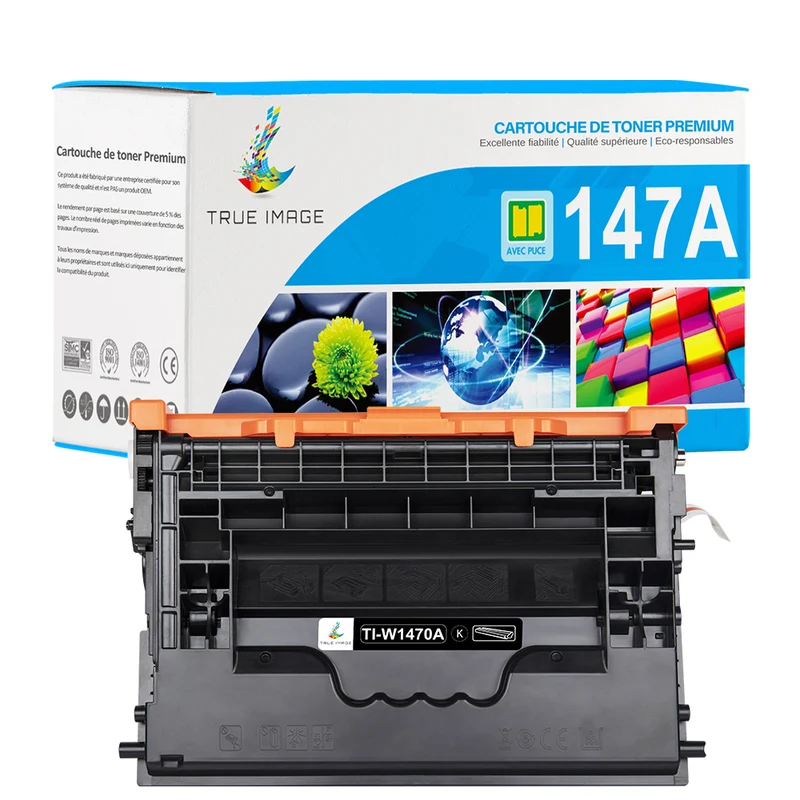 HP 147A Multipack de Toners Noir Compatibles W1470A avec puce