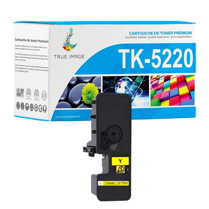 Kyocera TK-5220Y Cartouche de Toner Jaune Compatible