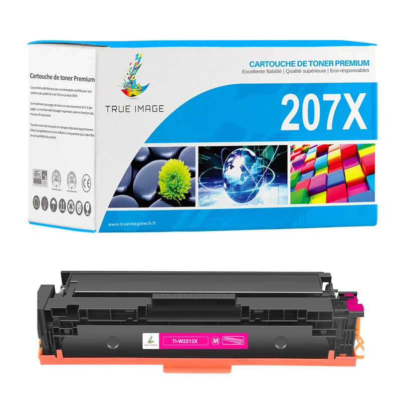 Toner Magenta HP 207X W2213X Compatible | Sans Puce