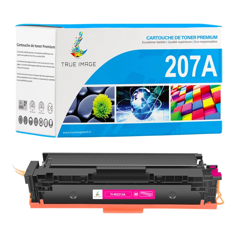 HP 207A W2213A Toner Magenta Compatible | Sans Puce