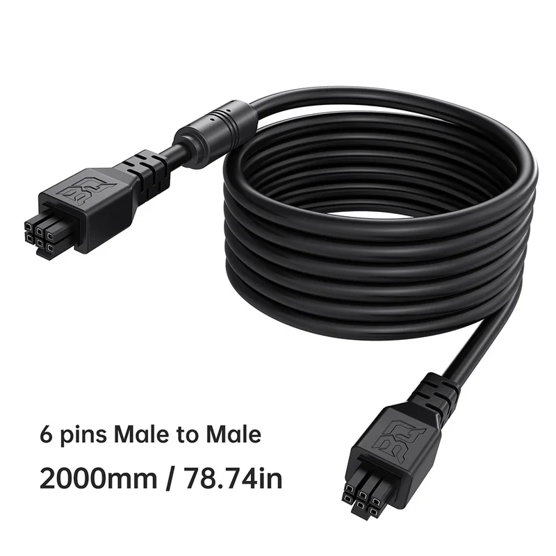 BIQU - Câble 6 Broches pour Bambu Lab AMS/AMS 2 Pro (AMS Cable 6Pin) - 2 m