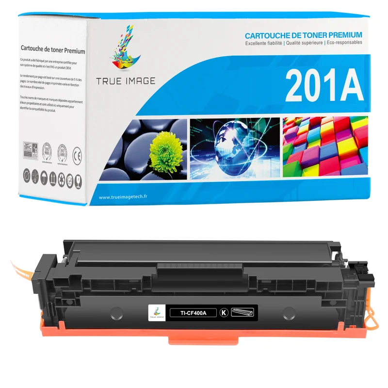 HP 201A CF400A Cartouche de Toner Noir Compatible