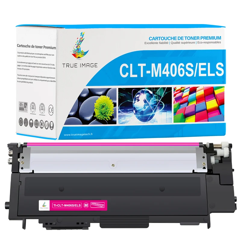 Samsung CLT-M406S/ELS Cartouche de Toner Magenta compatible