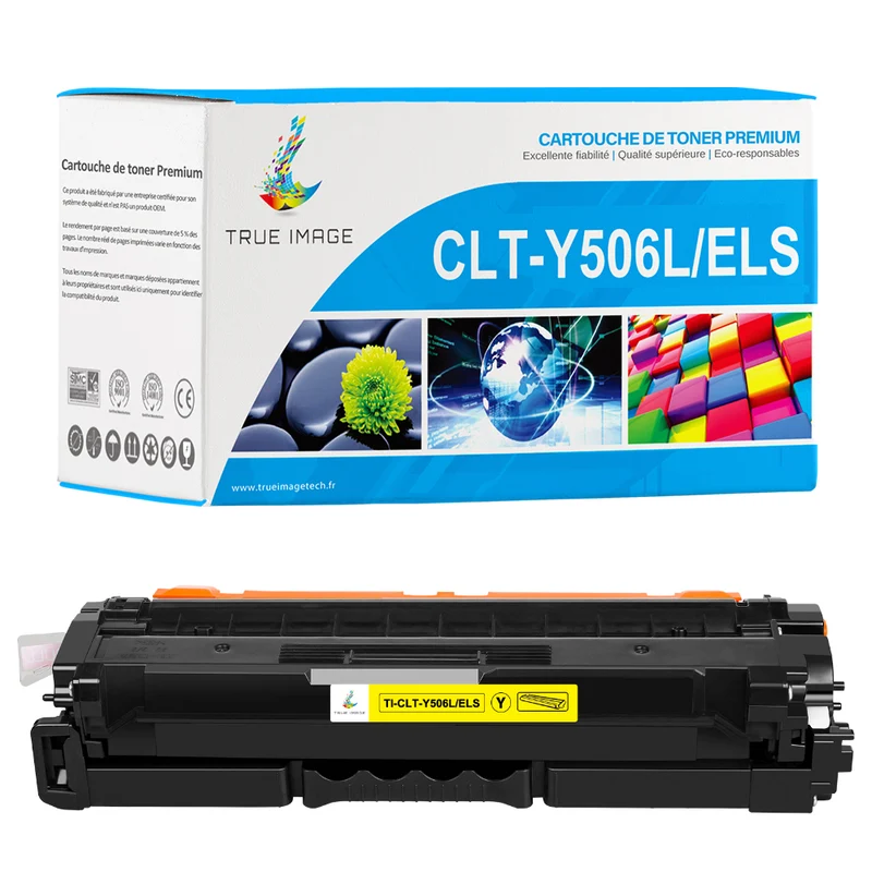 Samsung CLT-Y506L/ELS Cartouche de Toner Jaune compatible
