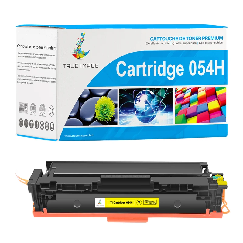 Canon Cartridge 054H Cartouche de Toner Jaune compatible 3025C002