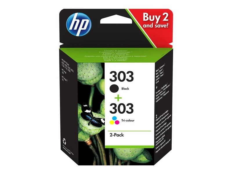 HP N°303 - PACK CARTOUCHE NOIR +COULEUR