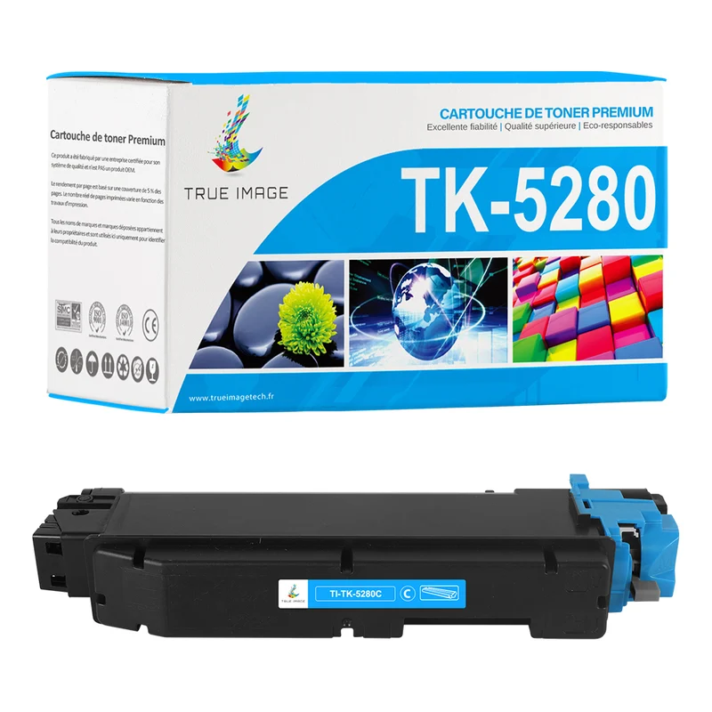 Kyocera TK-5280C Cartouche de Toner Cyan compatible