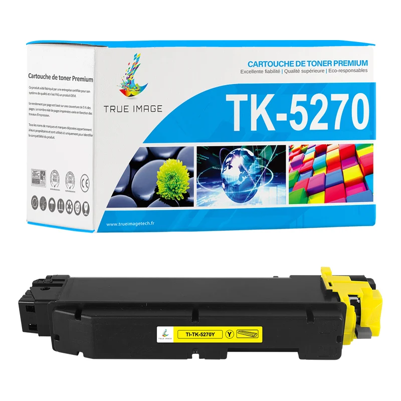 Kyocera TK-5270Y Cartouche de Toner Jaune compatible