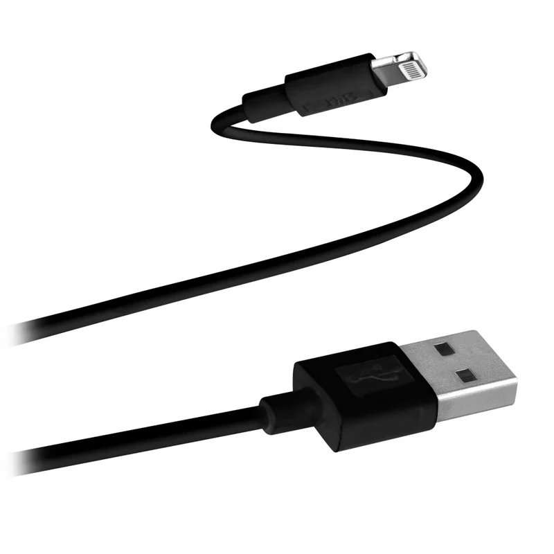 Cable Lightning vers usb 1M Noir