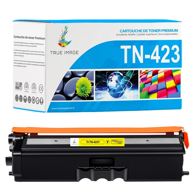 Brother TN423Y Cartouche de Toner Jaune Compatible