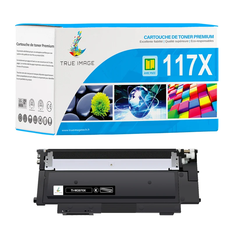 HP 117X Cartouche de Toner Noir Compatible W2070X