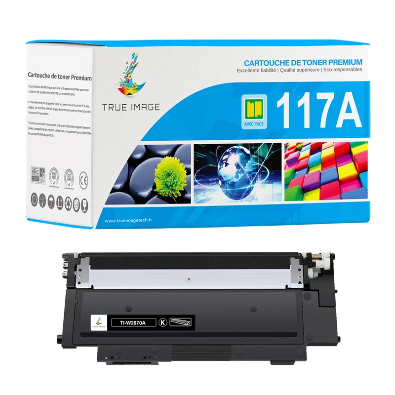 HP 117A Cartouche de Toner Noir Compatible W2070A