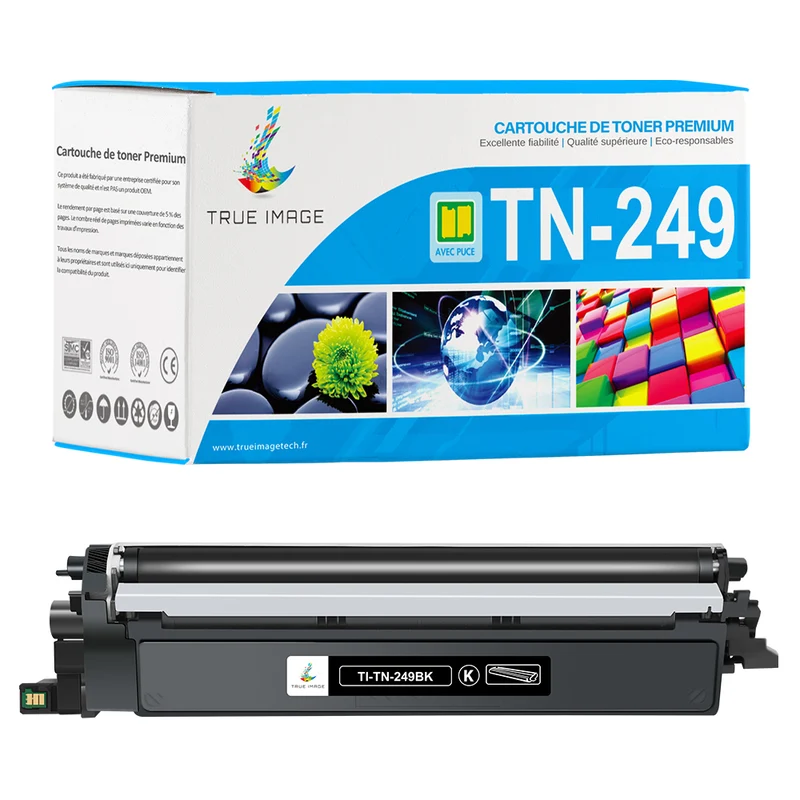 Toner Noir Brother TN249K Compatible
