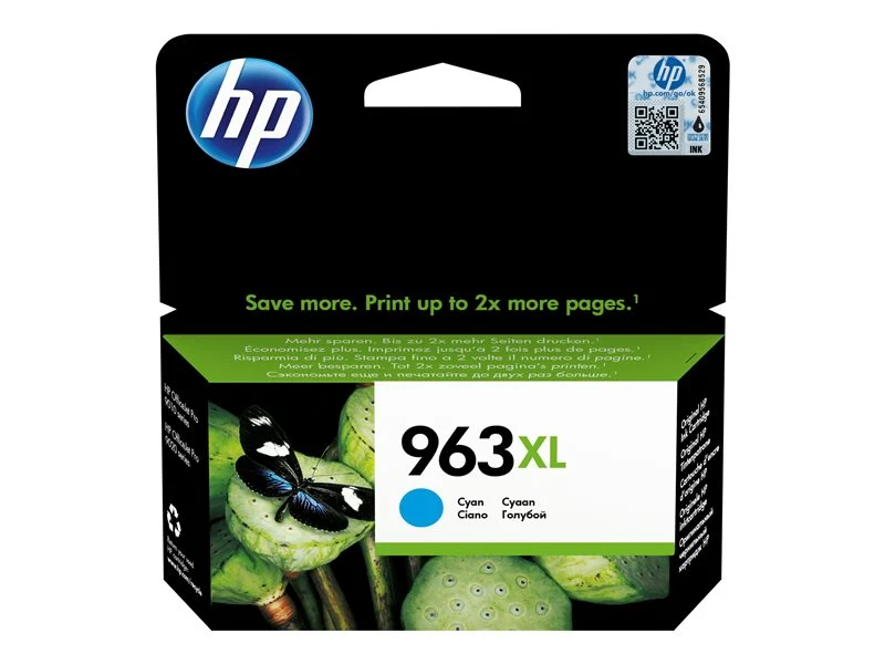 HP N°963XL - CARTOUCHE CYAN (HAUTE CAPACITE)