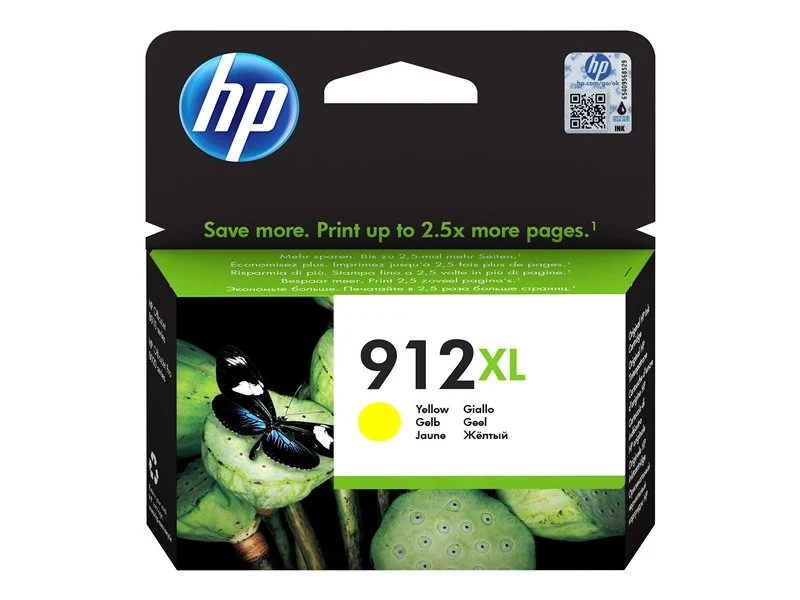 HP N°912XL - CARTOUCHE JAUNE (HAUTE CAPACITE)