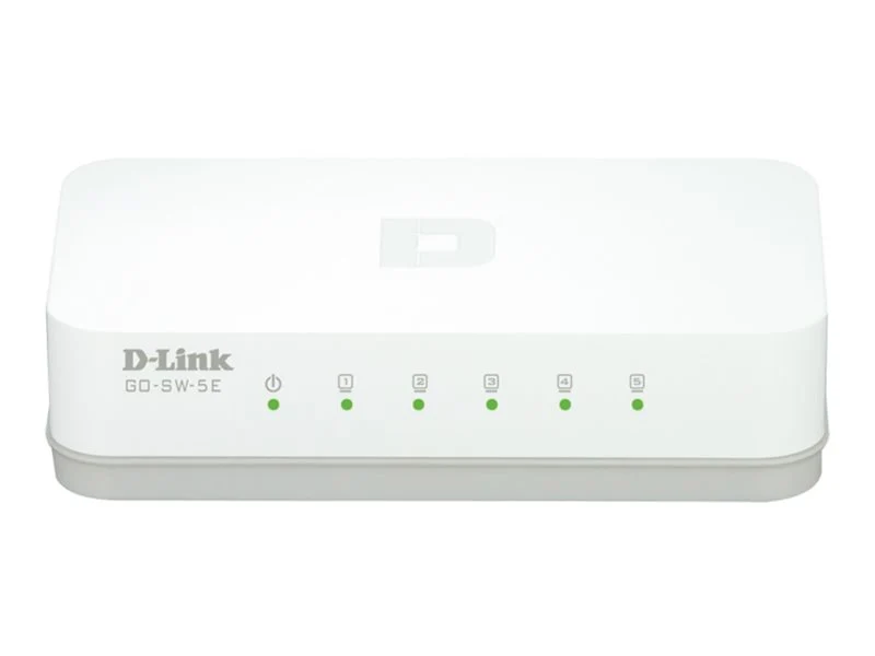 Dlinkgo 5-Port Fast Ethernet Easy Desktop Switch GO-SW-5E