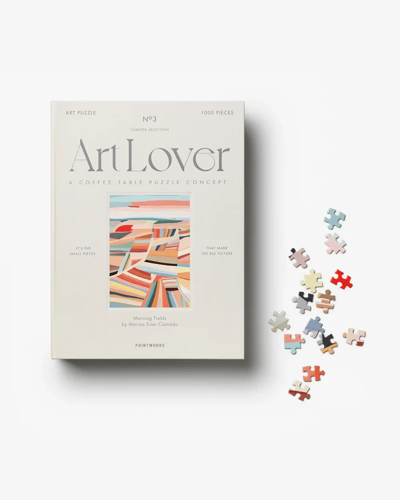 Book Puzzle - Art Lover Morning Fields - بازل