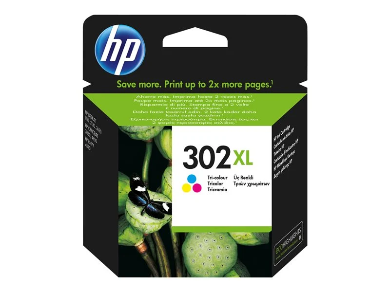 HP N°302XL - CARTOUCHE 3 COULEURS (HAUTE CAPACITE)