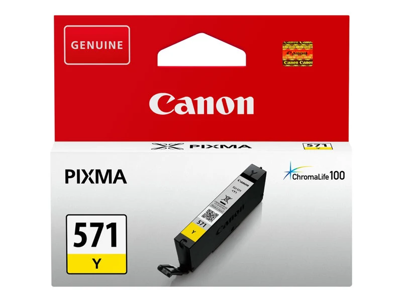 CANON CLI-571 Y XL - CARTOUCHE JAUNE (HAUTE CAPACITE)