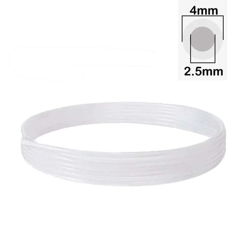 Zimple - 4m Tube PTFE (Bambu PTFE Tube for AMS et Filament ) - 4 m - Blanc