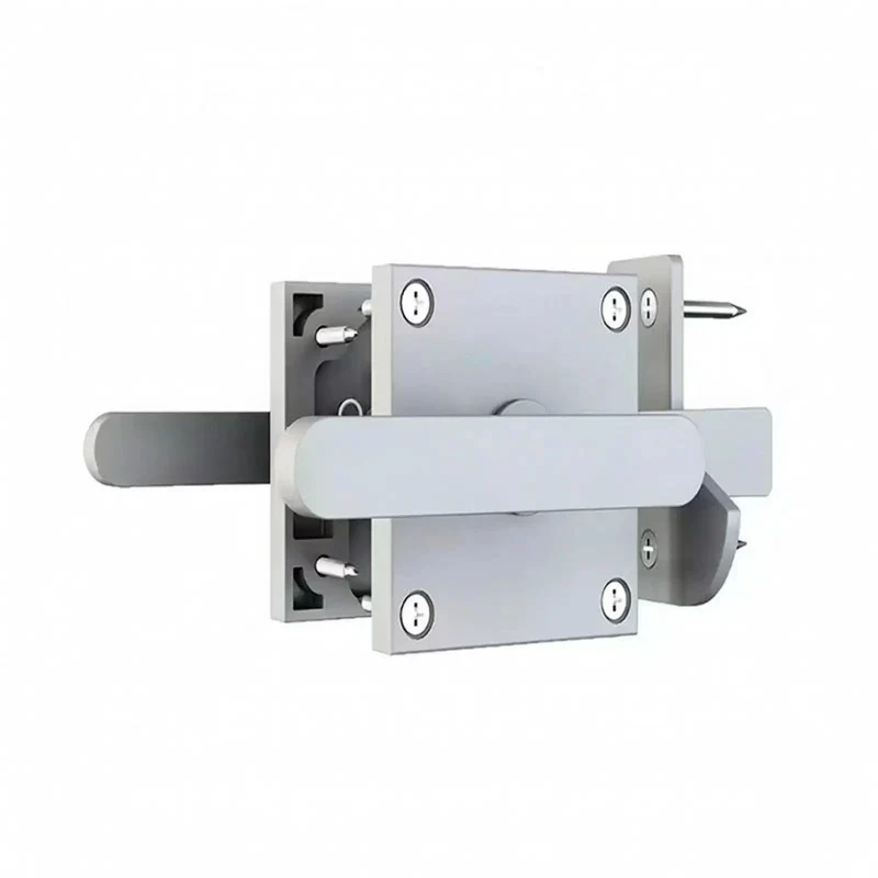 Rock Solid Steel Sliding Bolt Latch With Shielded Spray Coated Finish Double Sided Handle For Heavy Duty Outdoor Gates And Secure Entry Doors Tough As Nails