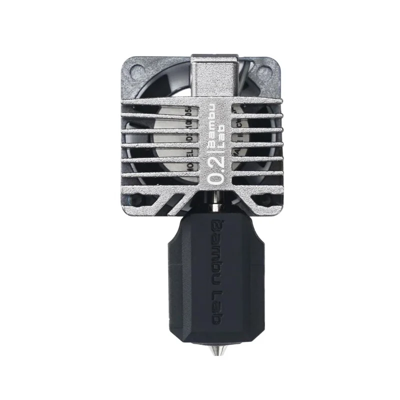 Bambu Lab - Tête d'Extrusion Complète Buse 0,2 mm en Acier (Complete Hotend Assembly) - X1C