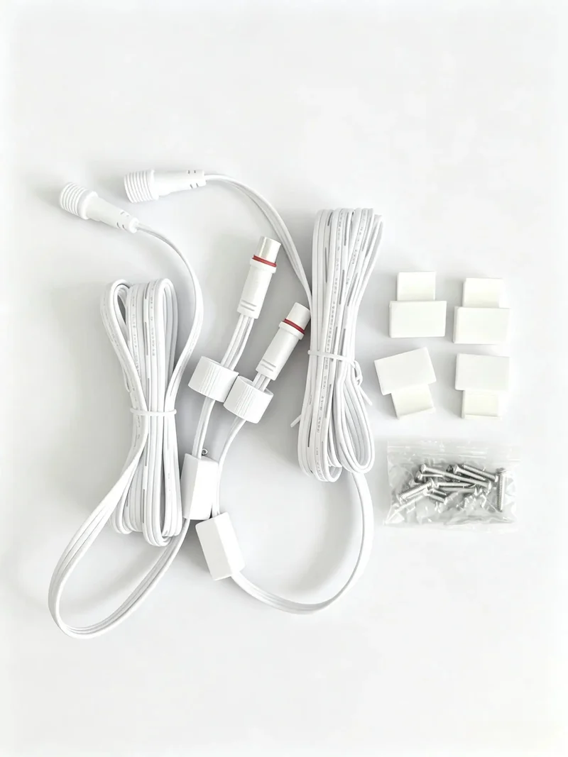 Transform Your Outdoor Setup With These Sick Six Foot Extension Cords Featuring Built In Signal Amplifiers To Keep Your Holiday Lights Flat Out Synced And Rock Solid Through Every Season In Durable White