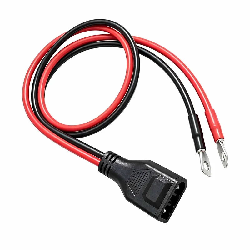 Heavy Duty 50 Amp Extension Cable 8 Awg Copper Bidirectional Fast Charging Cord Featuring Rock Solid Pps Power Management For Rig Ready Battery Stations And Zero Drama Camp Trips
