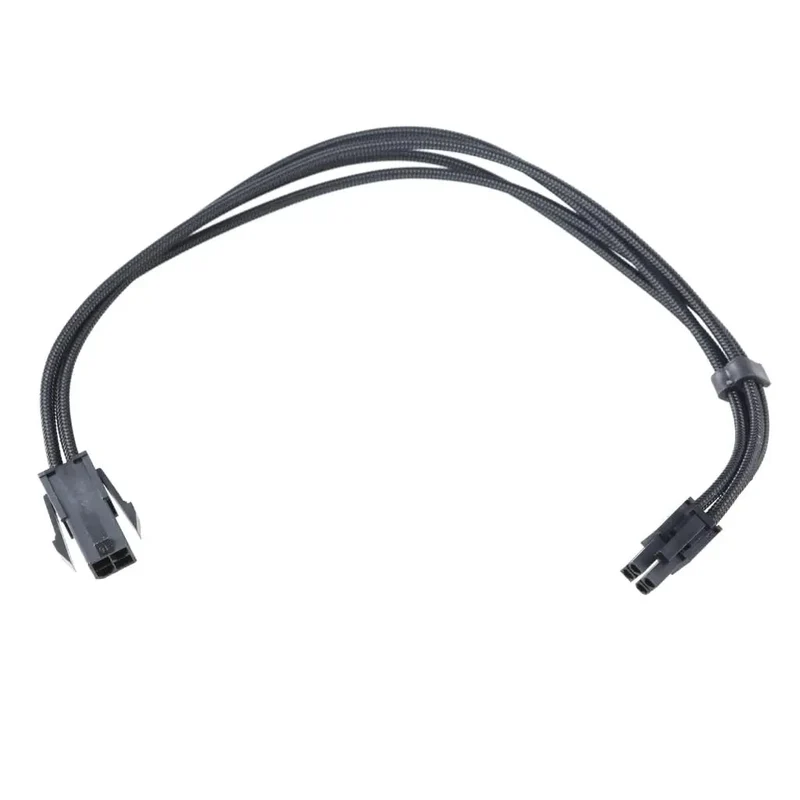 Hella Tough 4 Pin Extension Cable Male To Female 30Cm Nylon Braided Wire Solid 18Awg Gauge For Gaming Builds With Smooth Power Runs And Snug Fittings That Hold Up Really Well