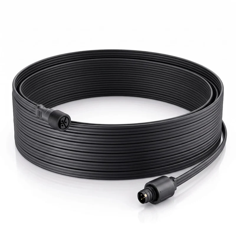 Good As Gold 10 Ft Extension Cable For Eufy E22 And S4 Permanent Outdoor Lights 22Awg Oxygen Free Copper Zero Hassle Setup Heavy Duty Wire Slick Decor Upgrade