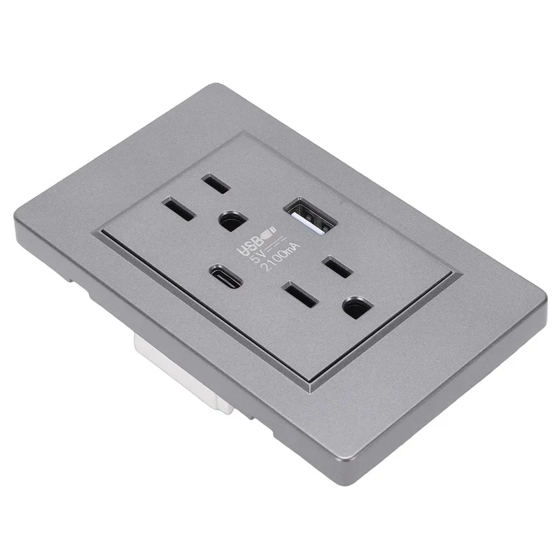 Top Tier 15 Amp Decorator Wall Outlet With Included Wall Plate And Efficient USB Type C Charging. Rock Solid Waterproof Shell Makes Weekend Upgrades A Breeze Without Any Extra Fuss.