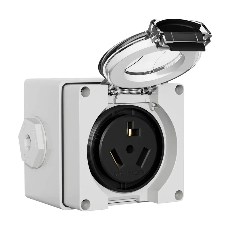 Heavy Duty Nema 10-30R Power Outlet Box For Dryers And Ranges 30 Amp 125 250 Volt Etl Listed Three Wire Replacement Jack That Is Hella Durable And Works Like A Charm