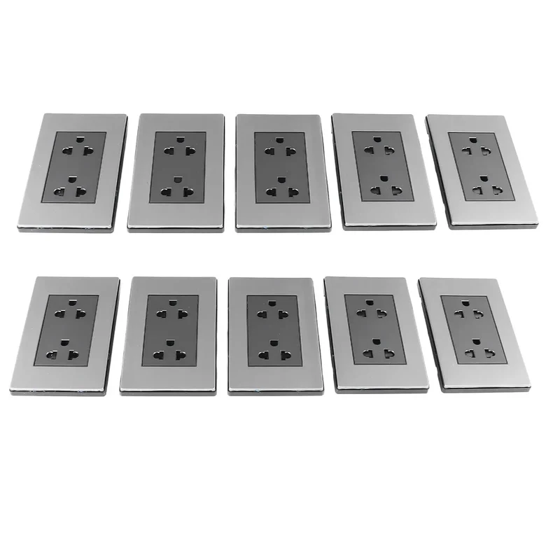 Heavy Duty Stainless Steel Wall Outlet Featuring A Fireproof Electrical Receptacle That Is Totally Badass And Built To Resist Corrosion While Delivering Rock Solid Connections In Each 10 Pack Box
