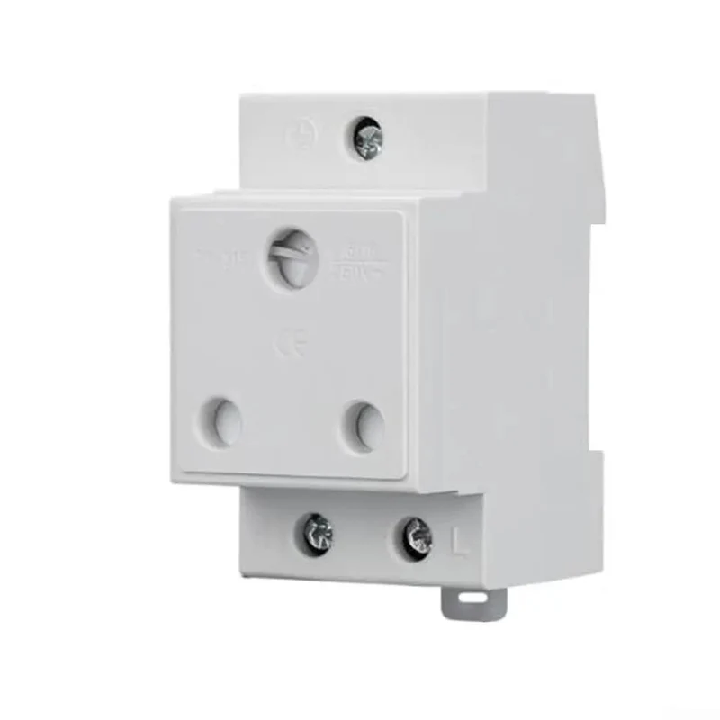 Rock Solid Din Rail Ac Power Socket With Bulletproof Flame Retardant Nylon Casing And Straight Up Built Tight Energy Supply For Rough Job Sites That Want Zero Stress Setup Anytime