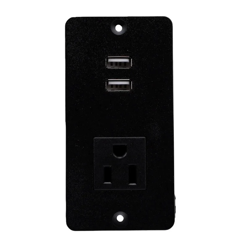 Absolute Game Changer Flush Mount Power Outlet With Dual Usb Charging And A Rock Solid Fireproof Shell Designed For Everyday Home Upgrades That Just Hits Different