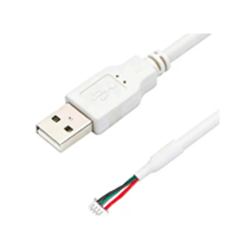 USB-A Male To MX1.25 Four Pin Terminal Connector Cable White With Dandy Wiring Setup And Awesome Connectivity For Your Projects Plus Nifty 1.25 Mm Pitch Adapter That Makes Hookups A Piece Of Cake