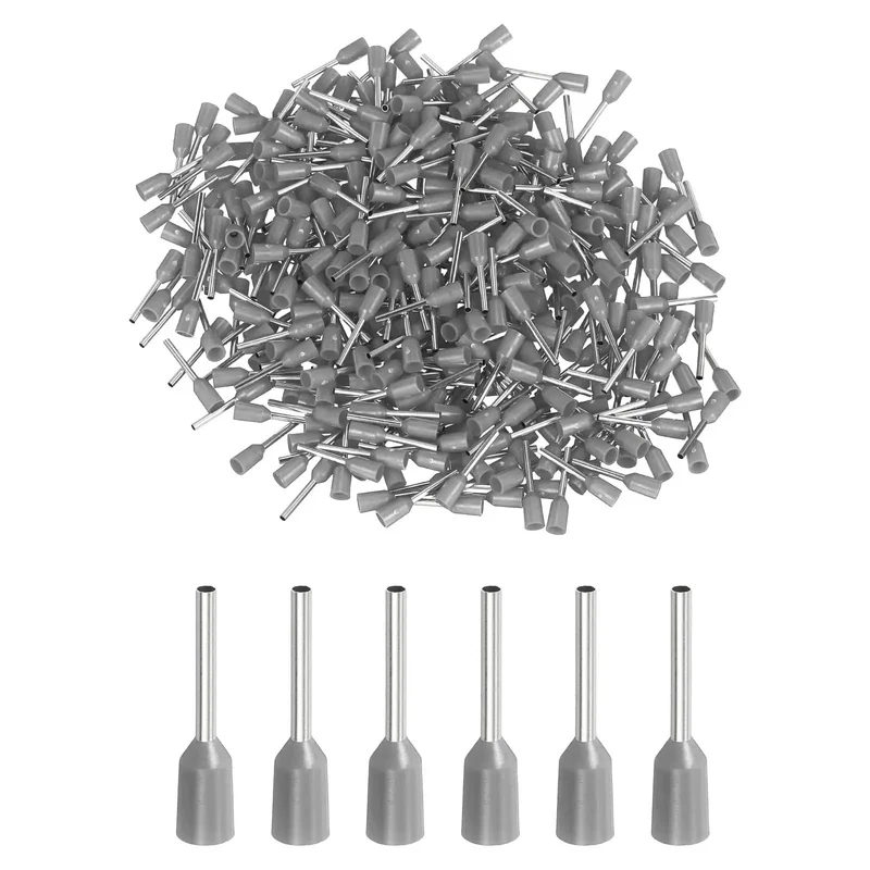 One Thousand Pieces Of 22 Awg Wire Ferrule Connectors In Matte Gray Finish Offering Tight Grip Crimp Ends That Lock Down Strands For Hella Reliable Electrical Work And No Fuss Assembly