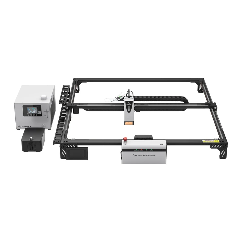 AtomStack Glacier 120W/90W - Graveur laser à diode refroidi par eau