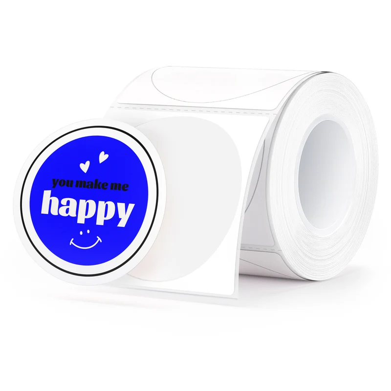 MUNBYN 2" Dual-Color Thermal Labels for RW405B Product and Packaging Stickers