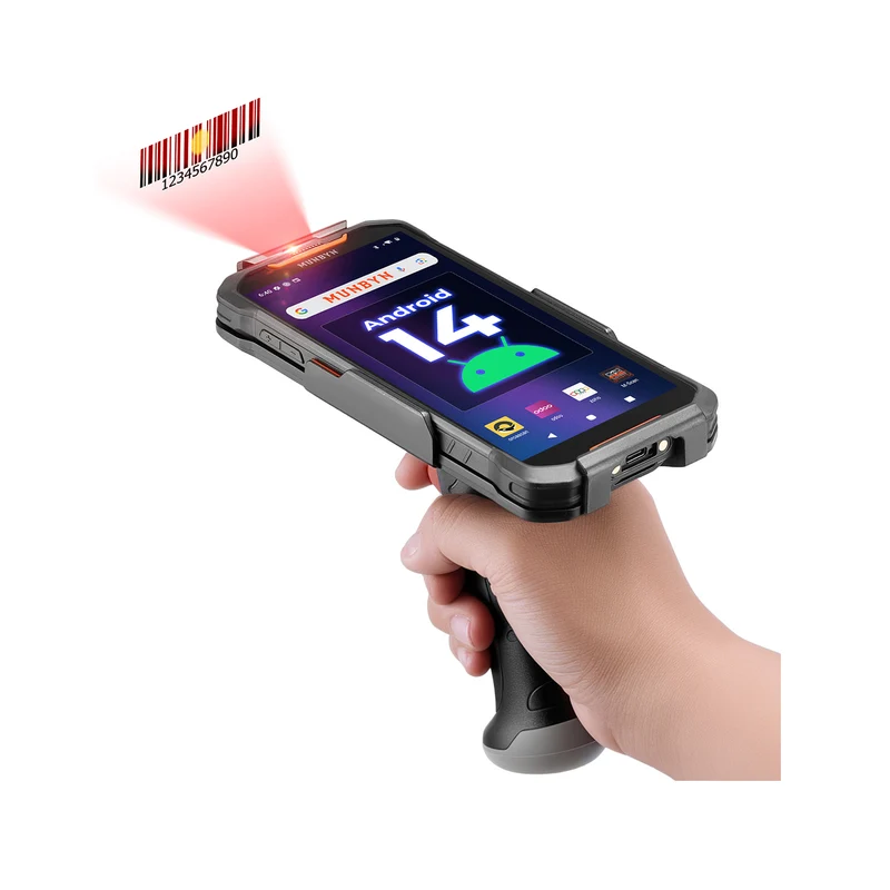 MUNBYN AS01P Android 14 Barcode Scanner for Warehouse Inventory