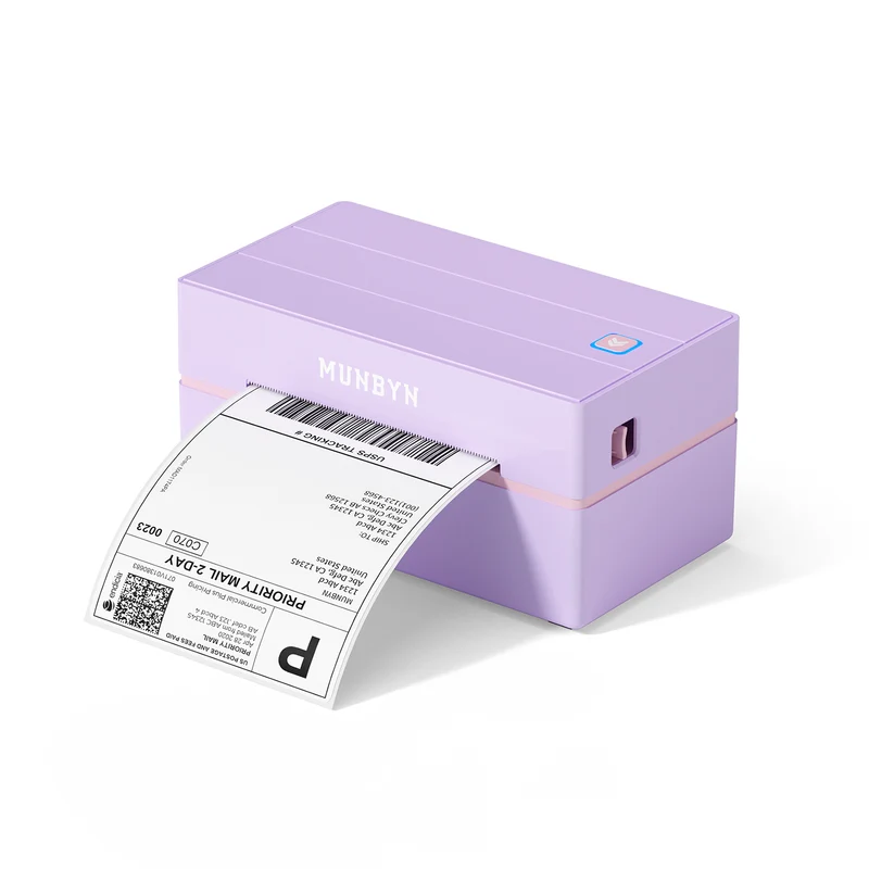 MUNBYN RW130B Bluetooth Thermal Label Printer for Starter Shipping and Basic Labels