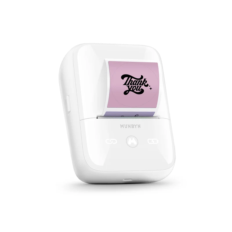 MUNBYN FM226 Bluetooth Portable Label Maker for Small Labels