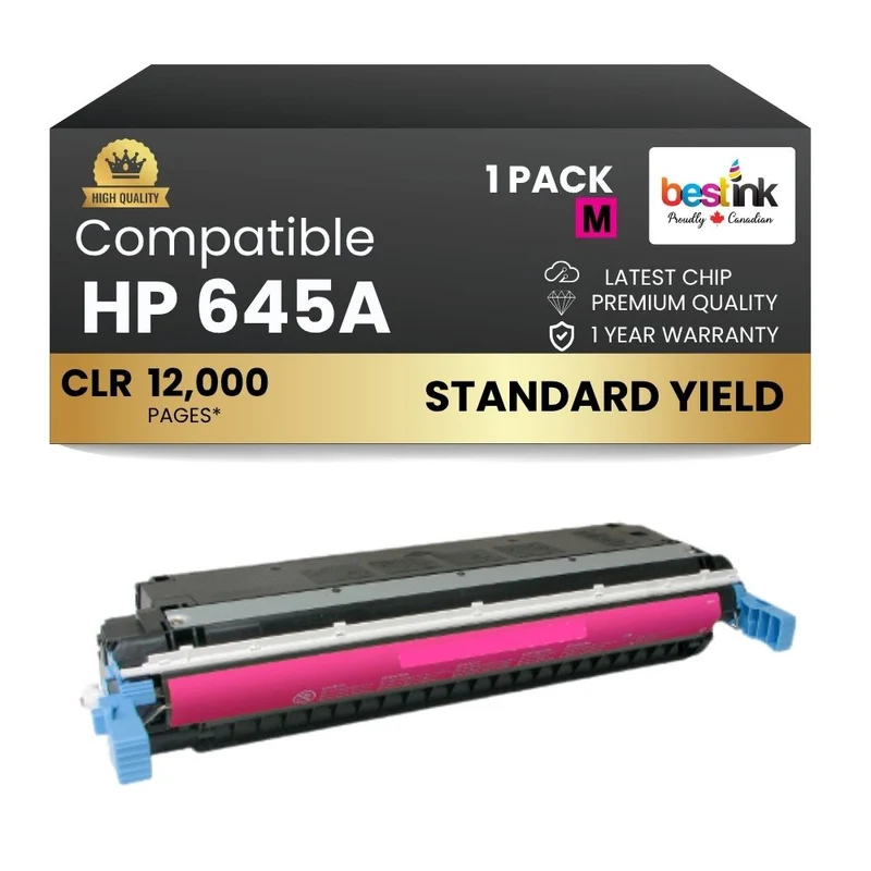 Compatible HP 645A C9733A Magenta Toner Cartridge